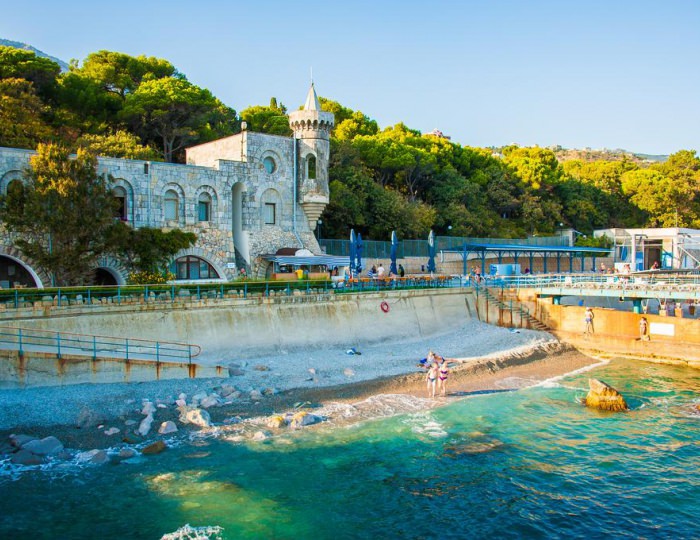 Оборудованный пляж - Отель «1001 Ночь»